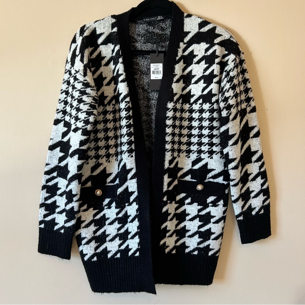 NWT black Tape open cardigan